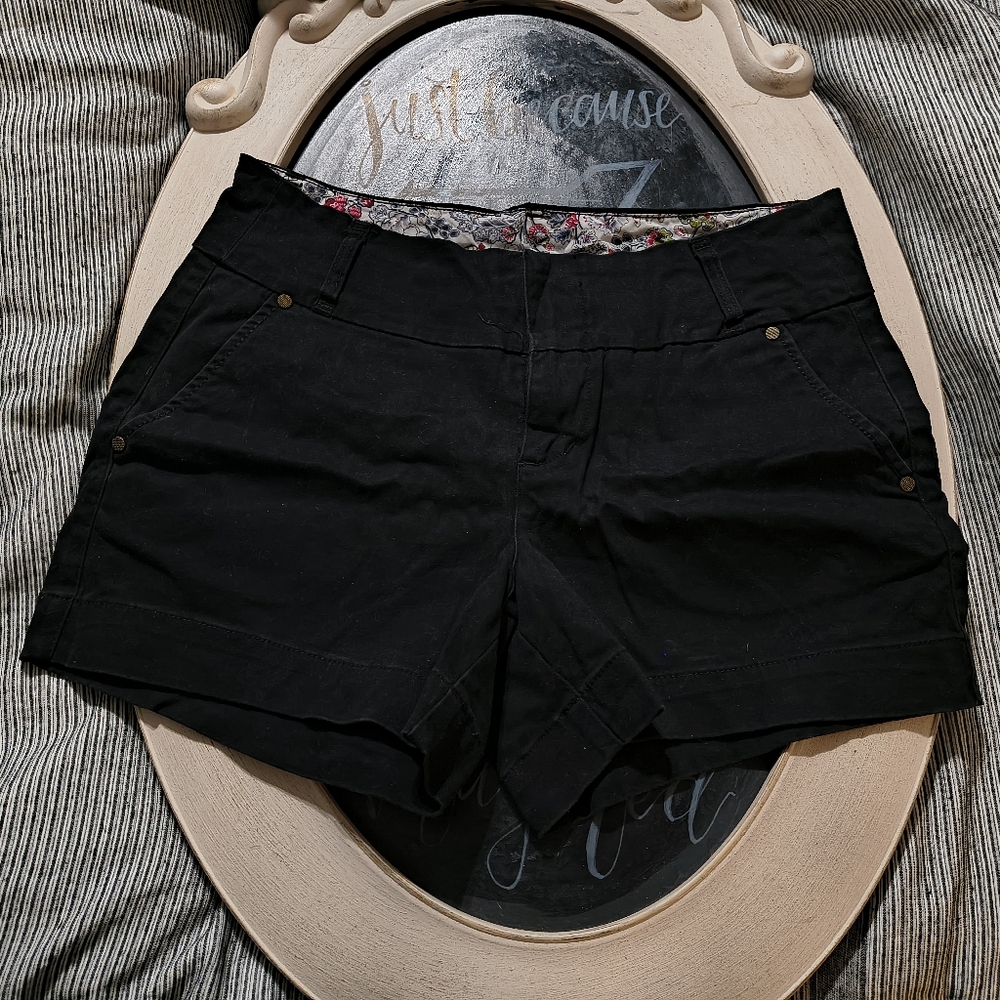 Y2K one 5 one Black High Waist Shorts Classic Style